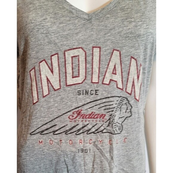 Indian Motorcycles Lace-Up Sides Tee - Size M - Picture 7 of 10